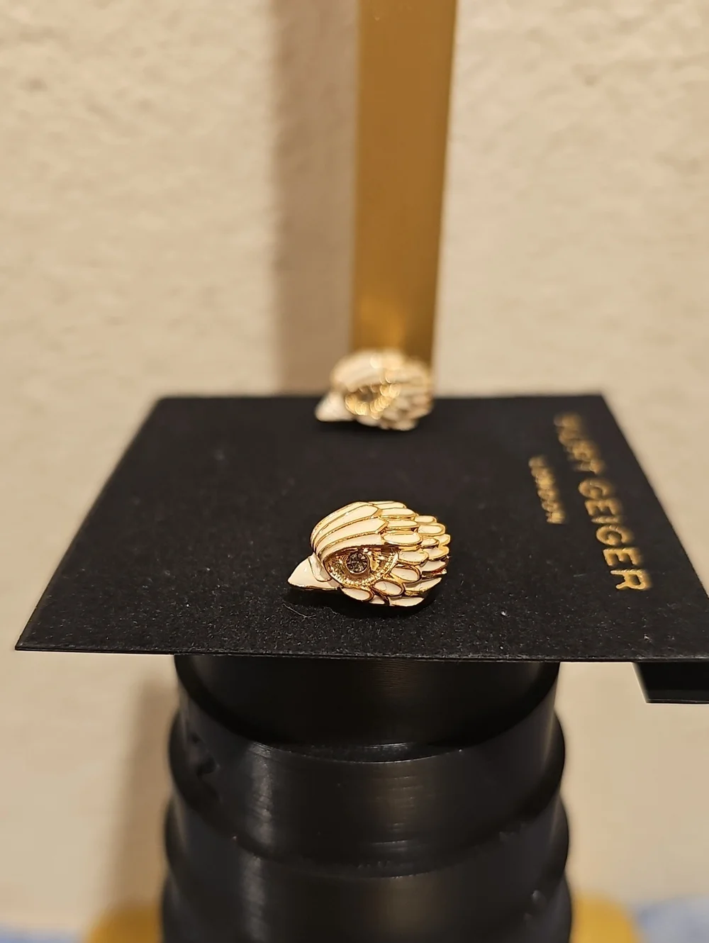 MRSP $58 Kurt Geiger Enamel Eagle stud earings